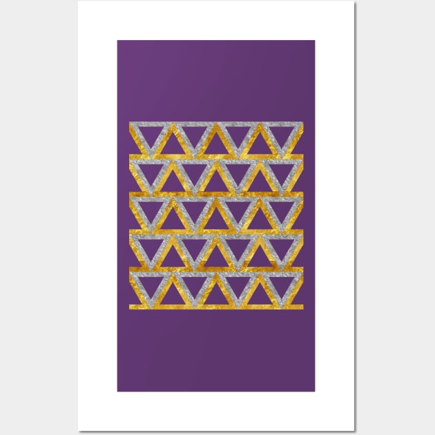 Night of the Pharaohs - Egyptian Inspired Pattern Wall Art by PurplePeacock